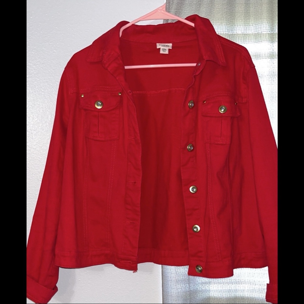 Cato red jacket